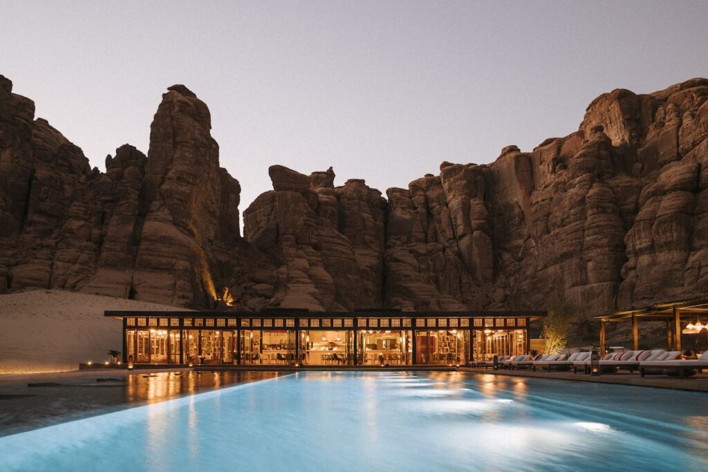 Luxury resort in Saudi Arabia