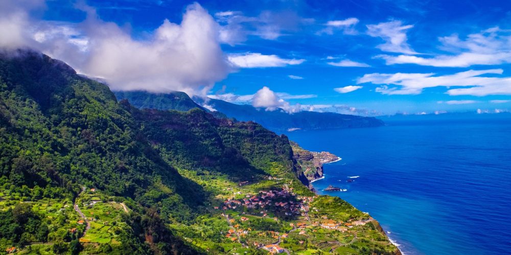 Panoramic view of Madeira island, Portugal
