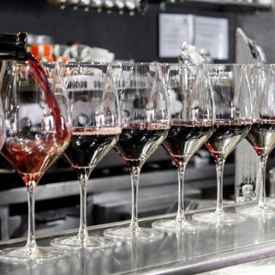 Red wine Tapas bar in Spain