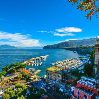 Sorrento blue sorrento, amalfi, skyline